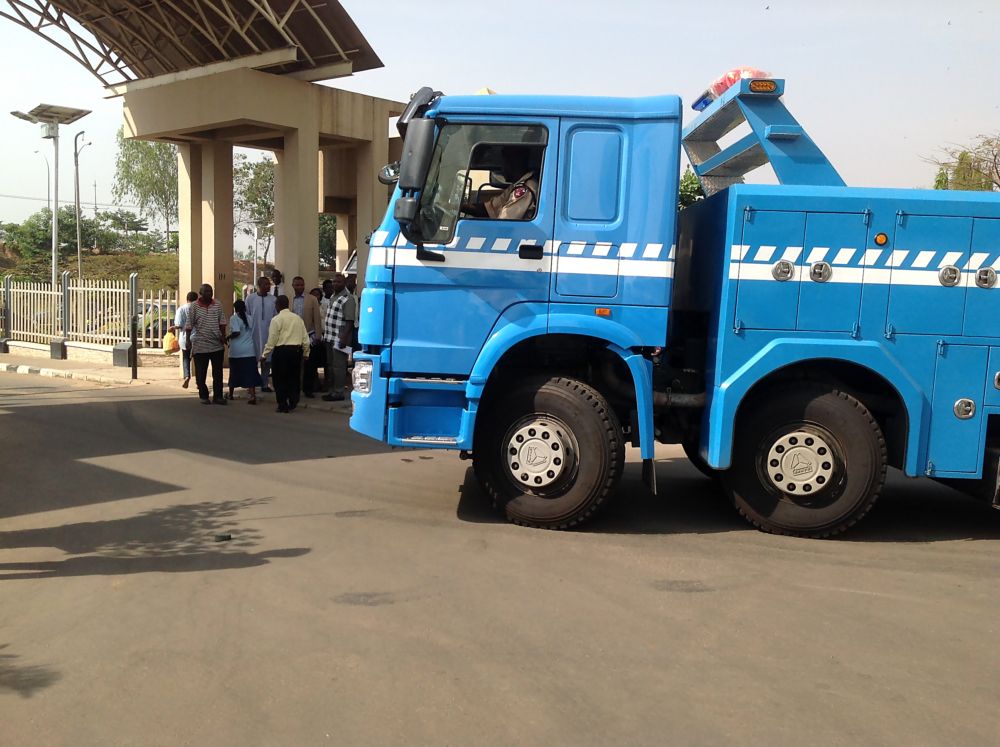 One of the Heavy Trucks newly procured World Bank assisted