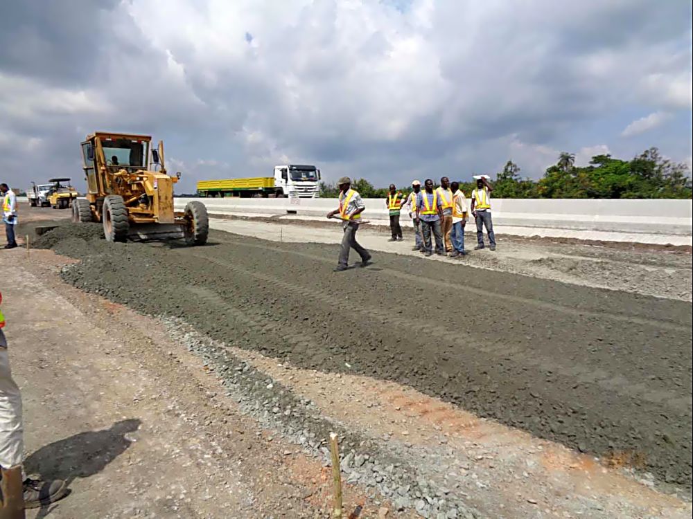 Work in Progress... Personnel of theÂ Reynolds Construction Company Nigeria Limited, working on the Rehabilitation, Reconstruction and Expansion of Lagos - Ibadan Â Expressway Section ll (Shagamu-lbadan).Â 